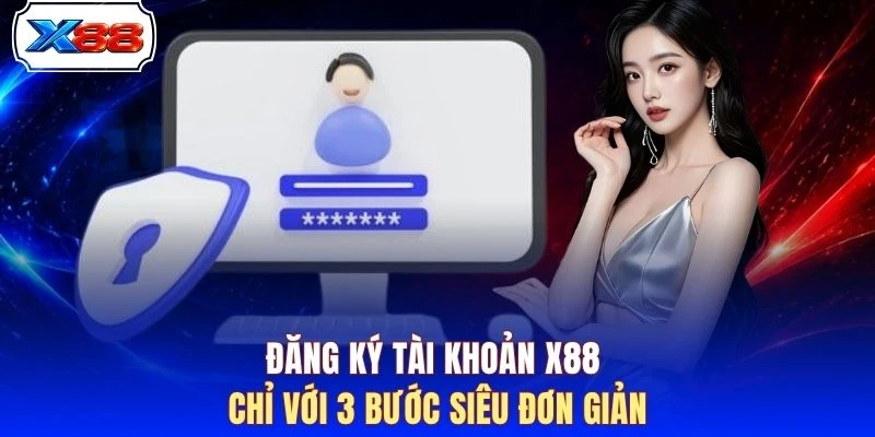 Đăng ký tài khoản X88 chỉ với 3 bước siêu đơn giản