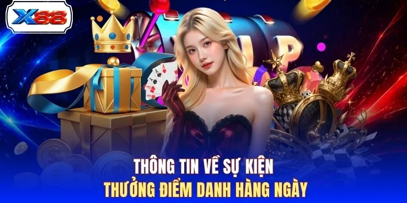 Thông tin về sự kiện thưởng điểm danh hàng ngày
