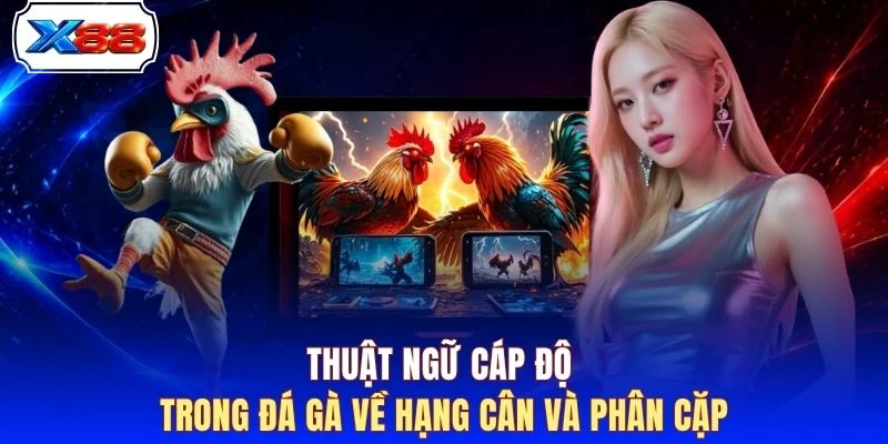 Thuật ngữ cáp độ trong đá gà về hạng cân và phân cặp