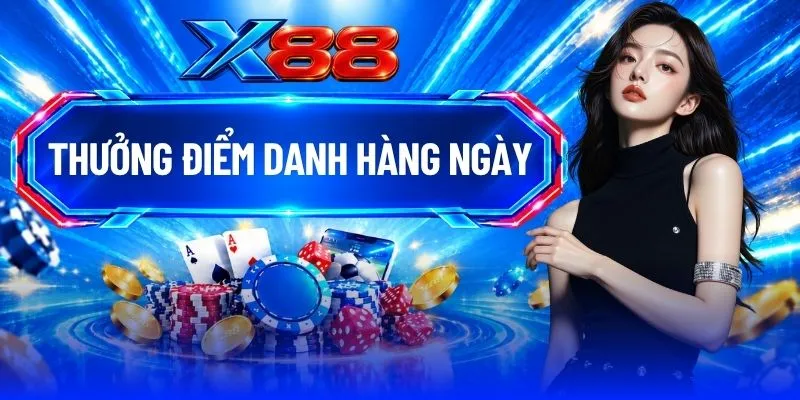 Thưởng Điểm Danh Hàng Ngày - Tặng 88.000 VNĐ Sau 7 Ngày