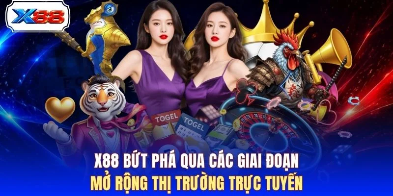 X88 bứt phá qua các giai đoạn mở rộng thị trường trực tuyến