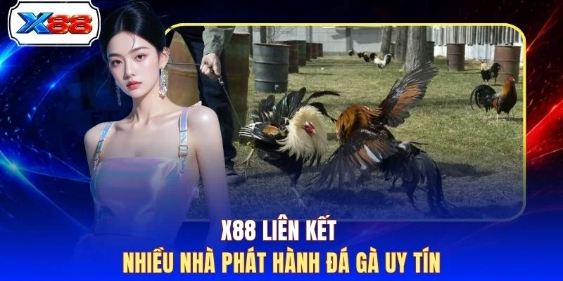 X88 liên kết nhiều nhà phát hành đá gà uy tín